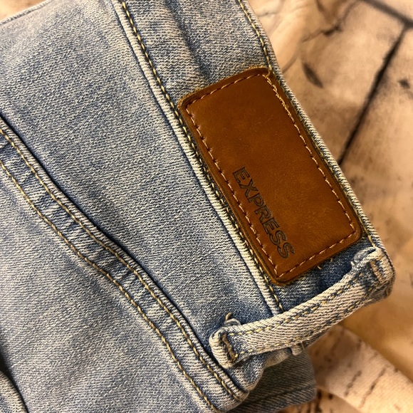 Express Classic Blue Straight Leg Jeans - Picture 5 of 7